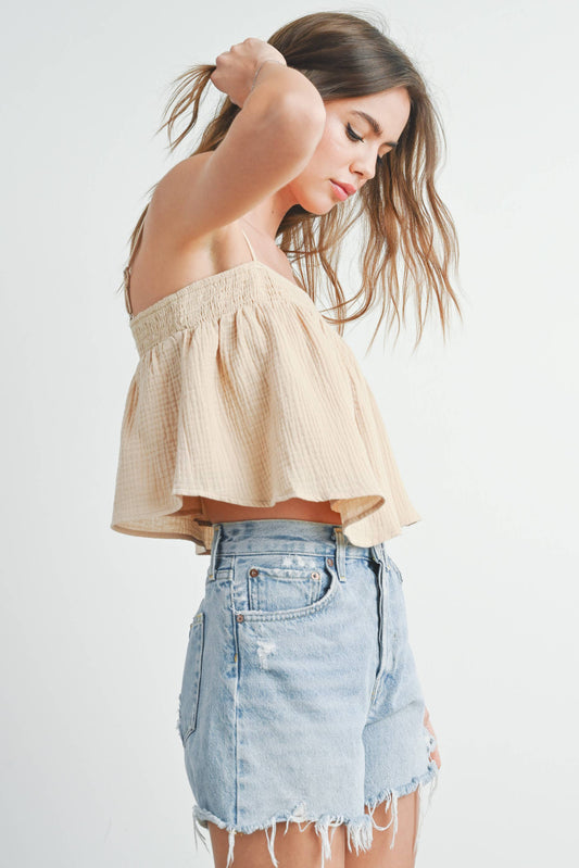 Flowy Cropped Tank Top